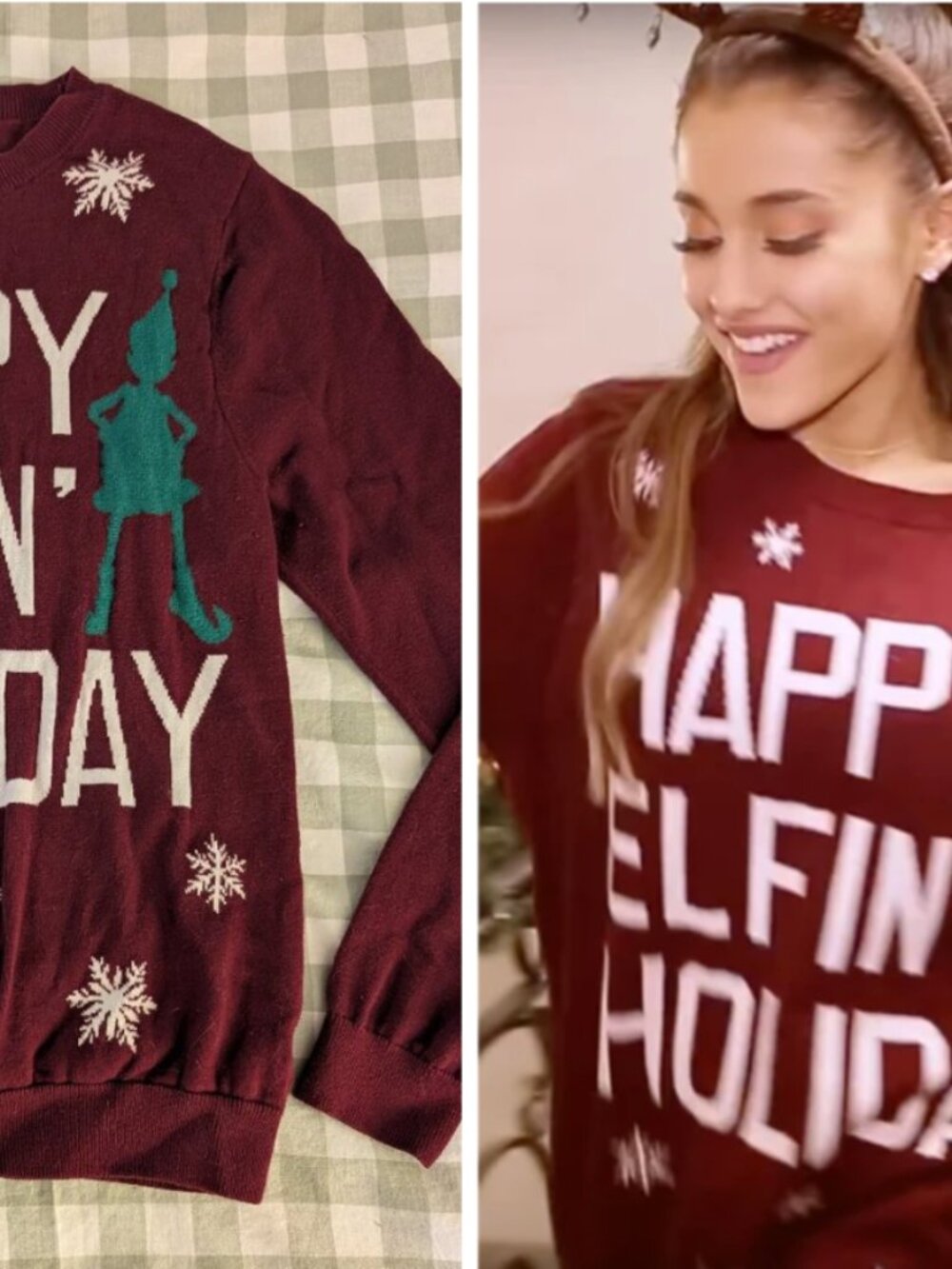 Mossimo Supply Co. "Happy Elfin' Holiday" Sweater